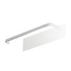 Wall Mount Paper Towel Holder Hanging Roll Paper Towel Holder Tissue Hanger Organizer Rack for Kitchen Bathroom White Magnetic Style