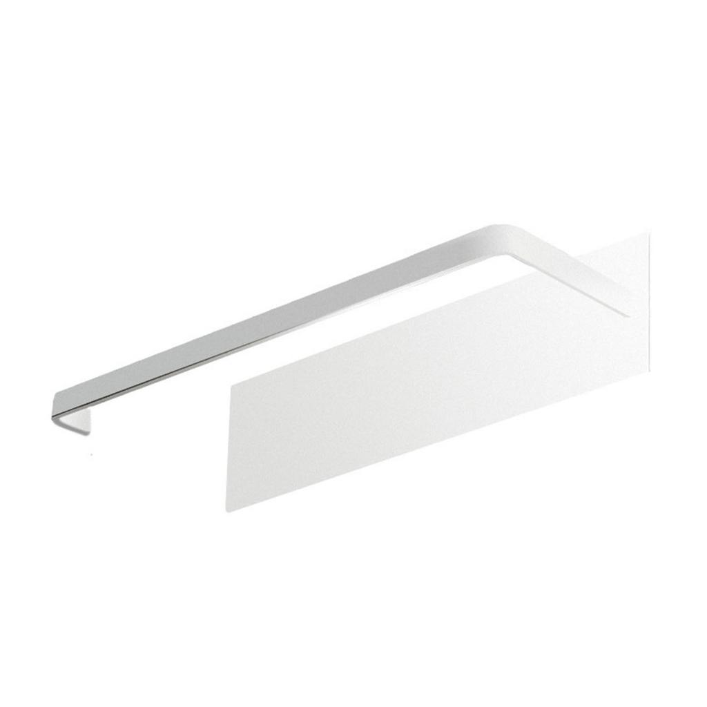 Wall Mount Paper Towel Holder Hanging Roll Paper Towel Holder Tissue Hanger Organizer Rack for Kitchen Bathroom White Magnetic Style