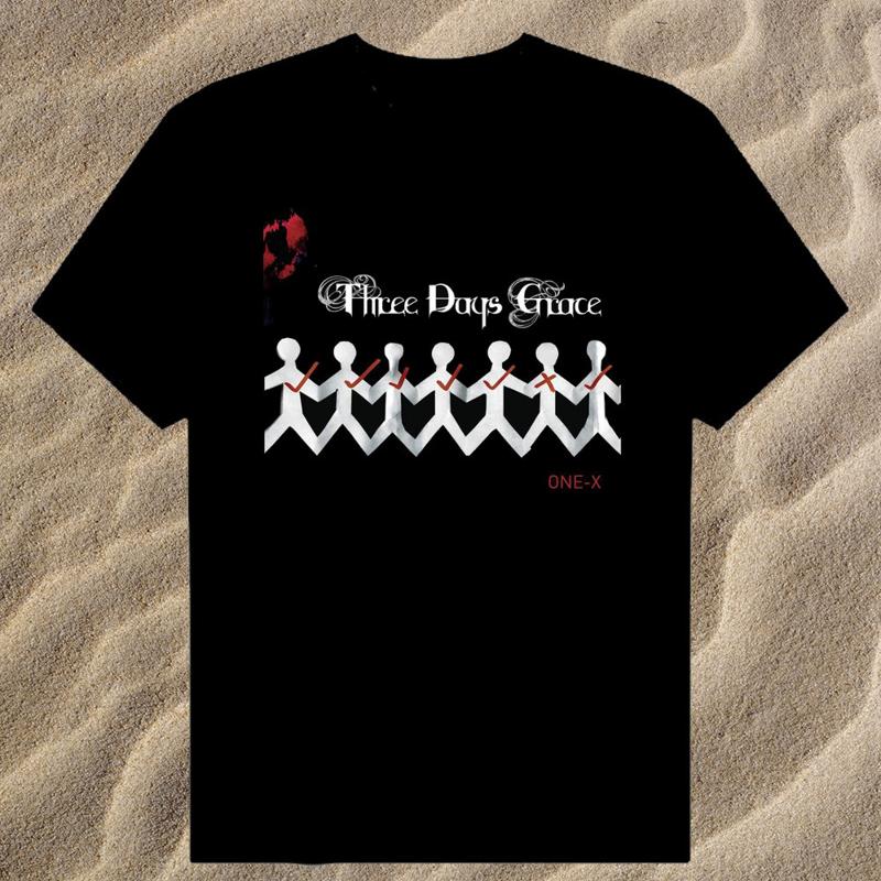 

Three Days Grace Band One X Cotton T Shirt All Size - Men s Summer Cotton Graphic Tee S