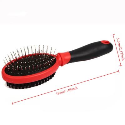 Dog Brush Massage Cat Comb Pet Hair Remover Dog Grooming Brush Double-sided Combs for Dogs Hair Knot Opening Combs Pet Products
