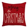 Christmas Pillow Little Snowman Elk Element Set Home Atmosphere Decoration Sofa Cushion Letter Print Pillow Cushion