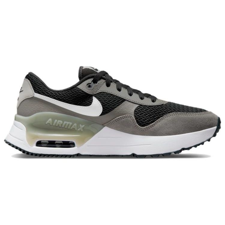 Nike Air Max SYSTM Dark Smoke Grey Men Sneakers White DM9537-002