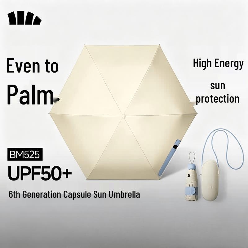 

Beneunder Five-Fold Capsule Sun & Rain Umbrella