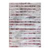 Modern Abstract Living Room Rug Grey Red 120x170