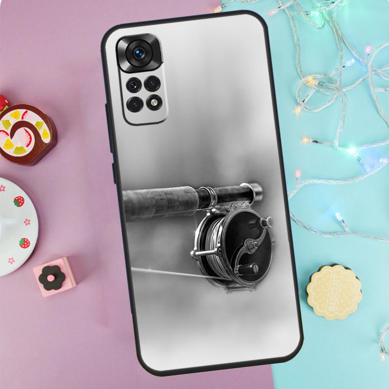 Funda Estuche para Caña de Pescar Para Xiaomi Redmi Note 14 Pro 9 10 11 12 13 9S 10S 11S 12S Redmi 14C 10C 12C 13C Cubierta