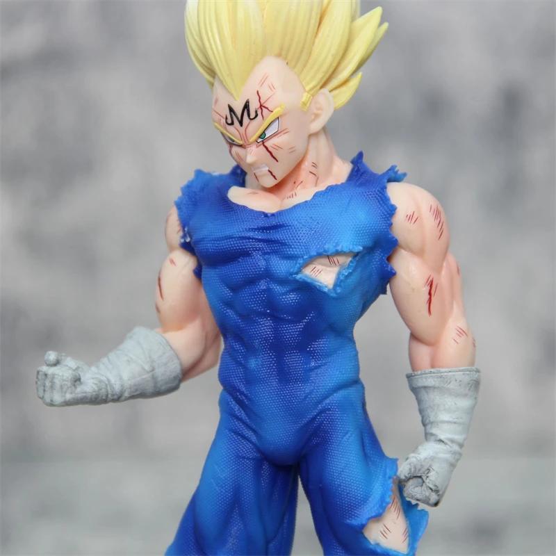 20CM Dragon Ball Z Majin Vegeta Figure Toys Anime DBZ Super Saiyan GK Action Collection PVC  Kids Model Dolls Birthday Gifts