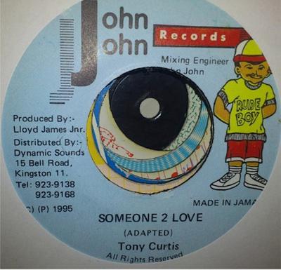Disc de 7 inch TONY CURTIS - Someone 2 Love NONE John John Recor 1995 Jamaica Reggae, Ska & Dub Folosit