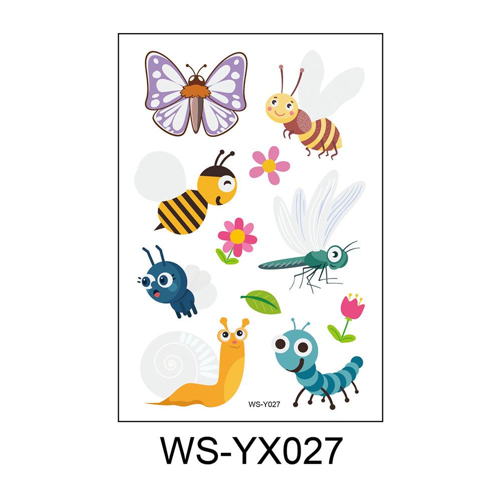 Cross Border Children's Cartoon Tattoo Stickers Space Dinosaur Boy Girl Cute Temporary Waterproof