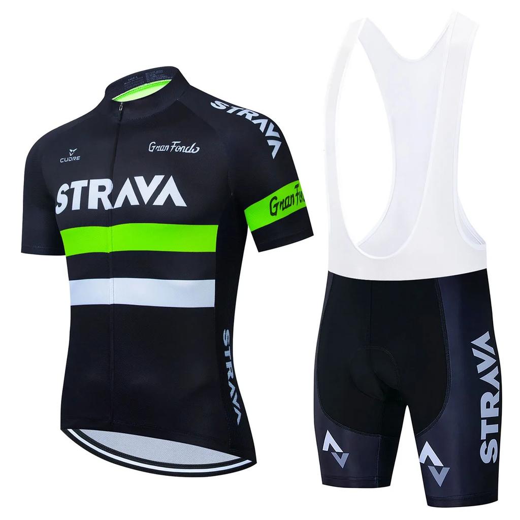 Cycling Suit Set Strap Short Sleeve Set Cycling Suit 2026 Summer Breathable Cycling Suit Set