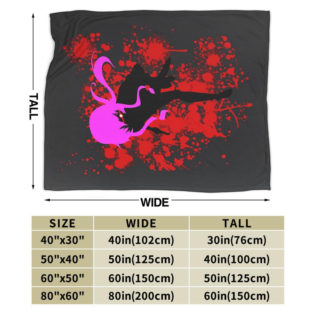 Mirai Nikki Gasai Yuno Blanket Quality Super Soft  Throw Blanket Winter Children Home Decor Print Bedspread