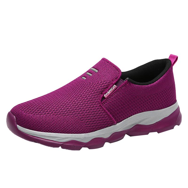 Four Season Thick Fashion Walking Shoes Women's Ultra-lightweight Women's Shoes Outdoor Non-slip Shoes for Elderly Mothers