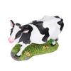 Animals Figures Statue Resin Miniature Cow Figurines for Desktop Garden Decoration