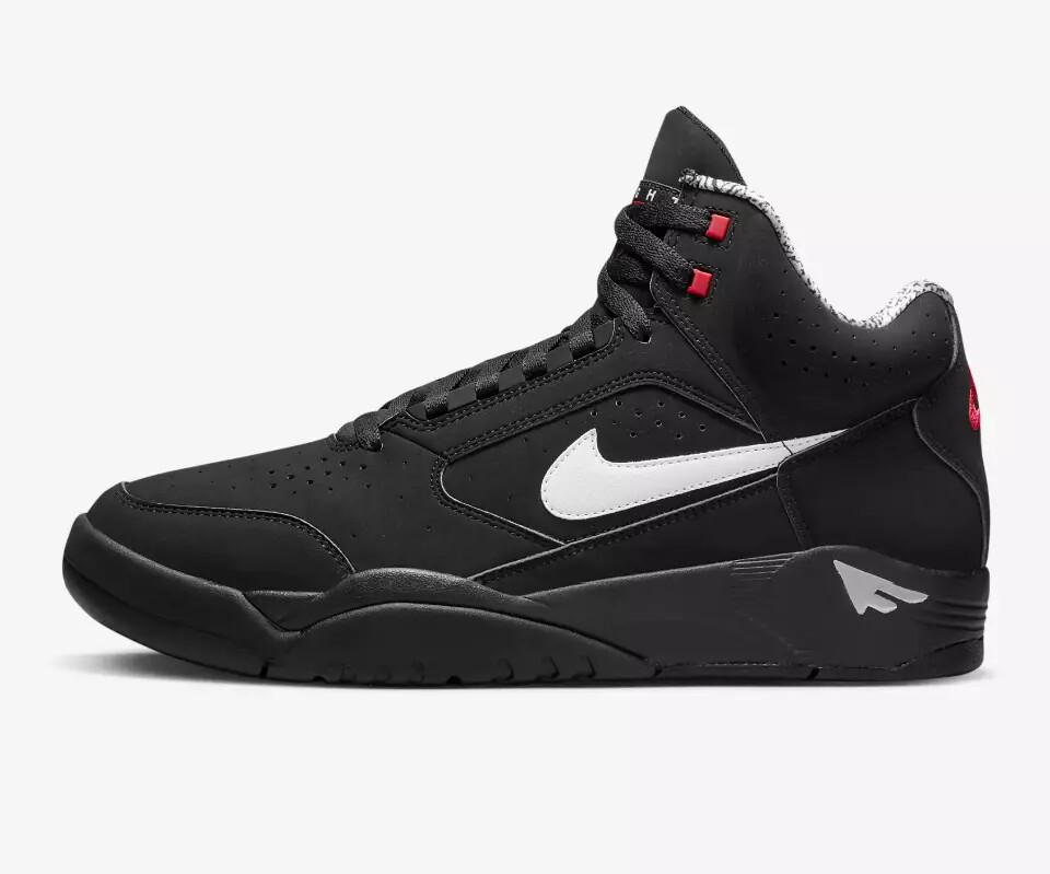Nike Air Flight Lite Mid  Черный/Красный  Баскетбол DQ7687-003 Мужской Новый Размер 40.5