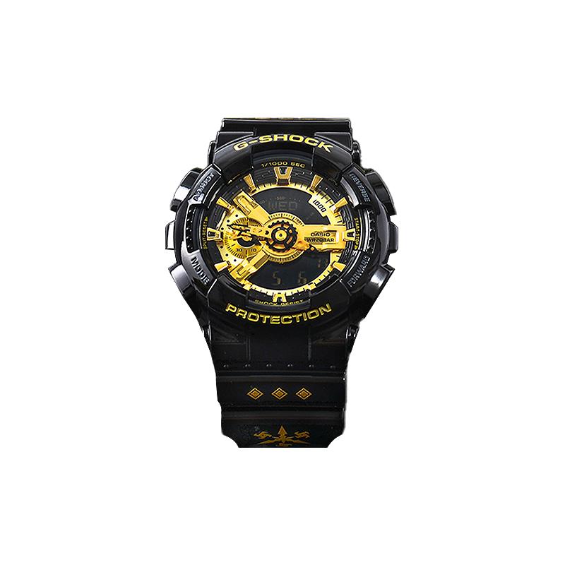 

Casio Custom Watch G-SHOCK Ninja Custom Fashion Street Cool High-end Quartz Movement Resin Strap Japanese and Korean Watch Men s Watch GA-110GBRZ чорний