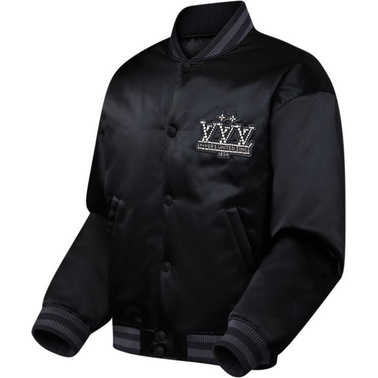 LOUIS VUITTON Embellished Nylon Baseball Blouson 1AHBGU