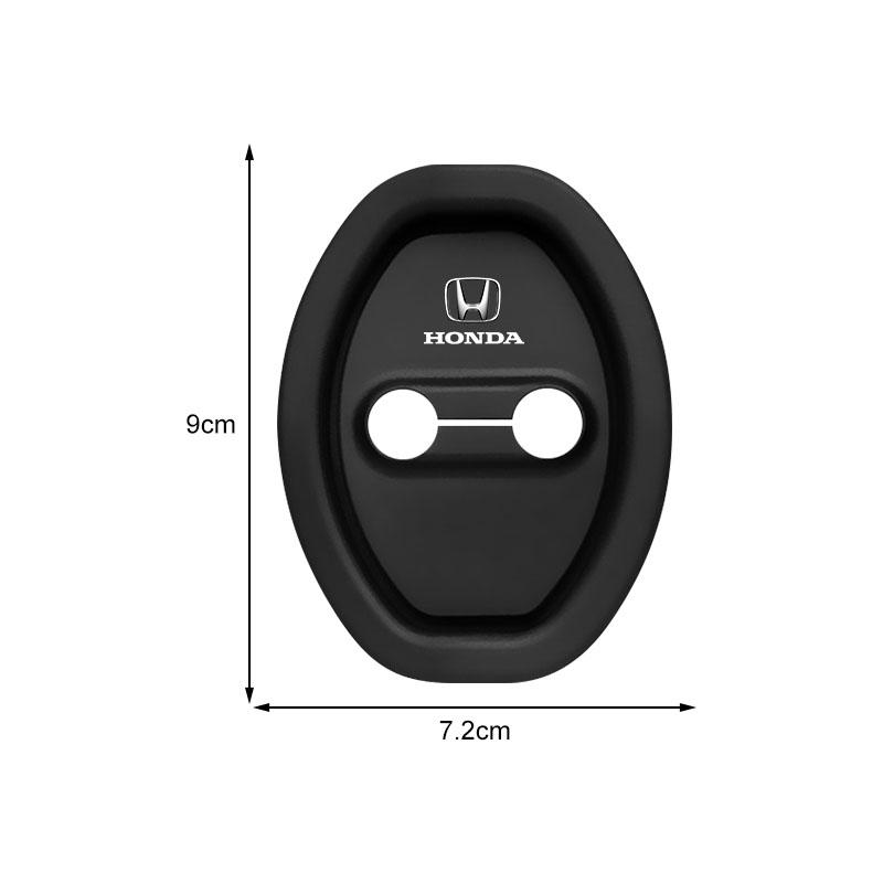 4Pcs Car Door Stopper Cover Door Lock Protective Covers For Honda Fit Mugen Insight Type S R VTEC Modulo Vezel RR SiPilot Fit XRV CRV HRV Dio