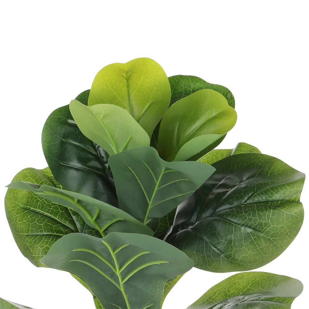 Party Supplies Courtyard Ornament Fake Plants Faux Leaves Lifelike Greenery Artificial Ficus Branch