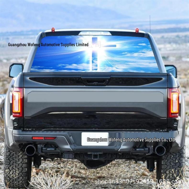 Customized Rear Window Car Sticker for SUV, Sedan, Pickup - Personalized A170