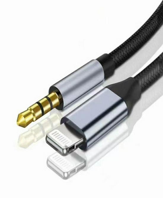 Type-C To 3.5mm Audio Aux Cable for Phone, Car Speaker, and Headphone Connection