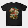 Camiseta Negra Estampada para Hombre Dastardly y Muttley En Sus Máquinas Voladoras 1969 Vintage Estampado con Papel de Transferencia Sin Corte Camiseta de Algodón