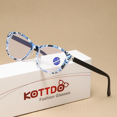 Fashion Anti-Blue Light Printing HD Γυναικεία γυαλιά ανάγνωσης