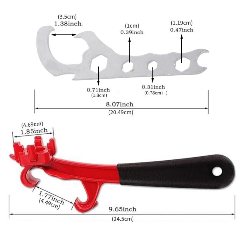Practical Aluminum Alloy Paint Can Opener For Household Industrial Drum Lid And Latex Bucket
