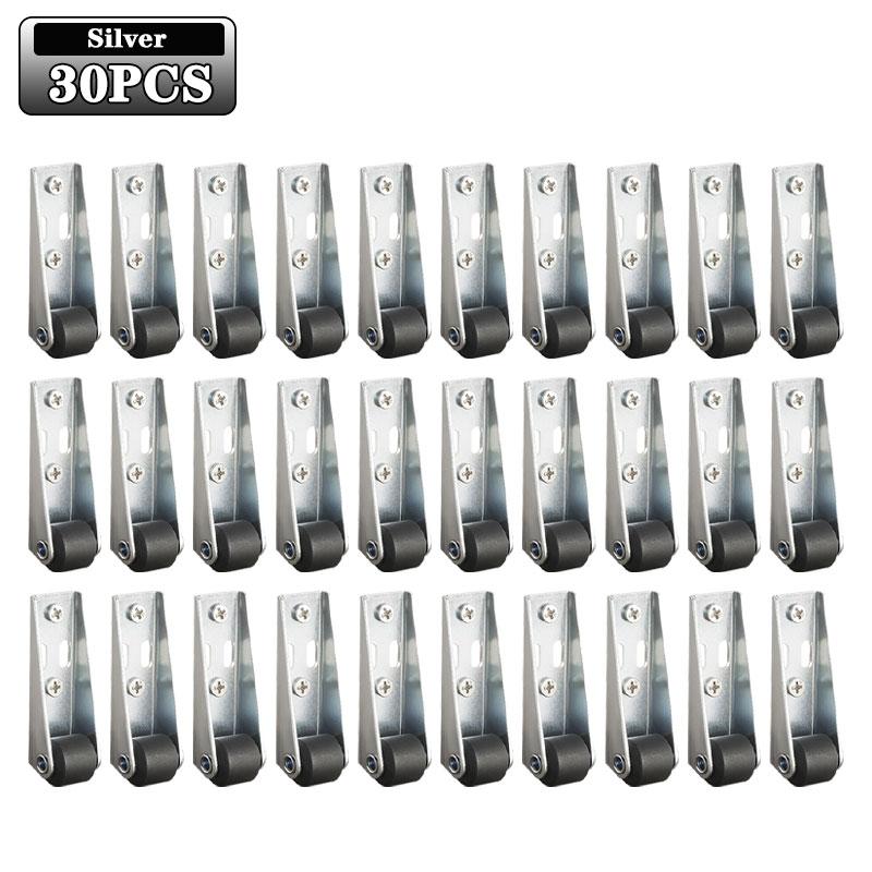 1-50PCS Smooth Moving Directional Casters 0.8/1.6 Inch Long Bracket Directional Wheels Furniture Hardware Accessories