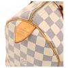 Auth LOUIS VUITTON Damier Azur Speedy 25 Boston Bag Handbag PVC N41371 lv5557nj
