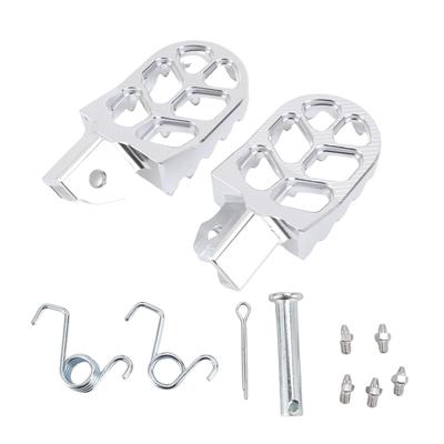 Dirt Bike Foot Peg 7075 Aluminium Alloy Strong Load Bearing Motorcycle Foot Rest Peg Replacement for Surron Light Bee X