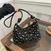 Stylish And Versatile Korean Floral Canvas Tote Bag For Women Ideal For Daily Use