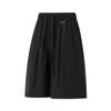 Men Solid Color Casual Loose Drawstring Straight Large Size Knee Length Shorts