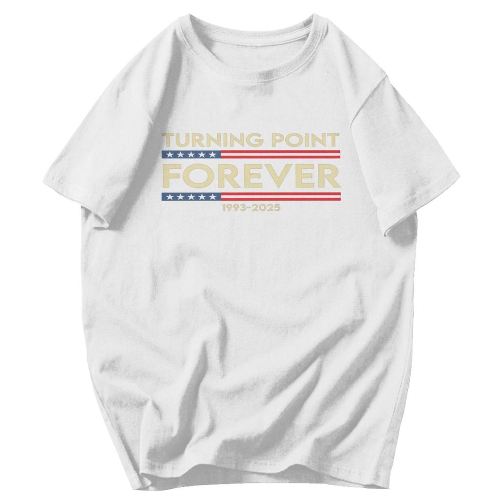 Men T Shirt Turning Point USA Summer Y2K Graphic Quality Unisex Tops T Shirts