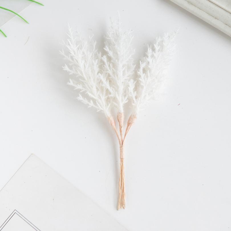 5/10Pcs Artificial Plant Golden Silvery Branch Christmas Tree Wreath Homes Wedding Accessory High Quality Artistic Decoration