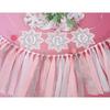 Pink Winter Onederland High Chair Banner – Winter Holiday 1st Birthday Decor, Pastel Pink and Silver Snowflake Highchair Tutu for Girl Cake Smash