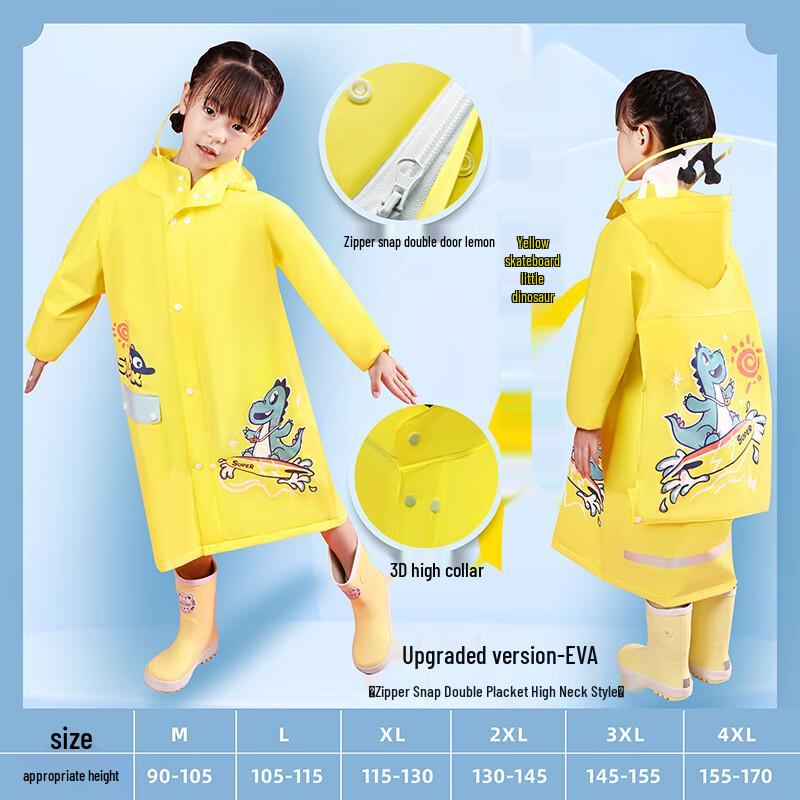 

Children s EVA Cartoon Rain Poncho