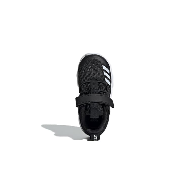 Adidas Rapidafle Abrasion Resistant Breathable Low top Toddler Shoes Black White Infant And Toddler G28706