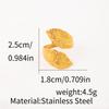 1Pcs Lady stainless steel open-ended ring, extravagant accessory ring, hollow finger ring