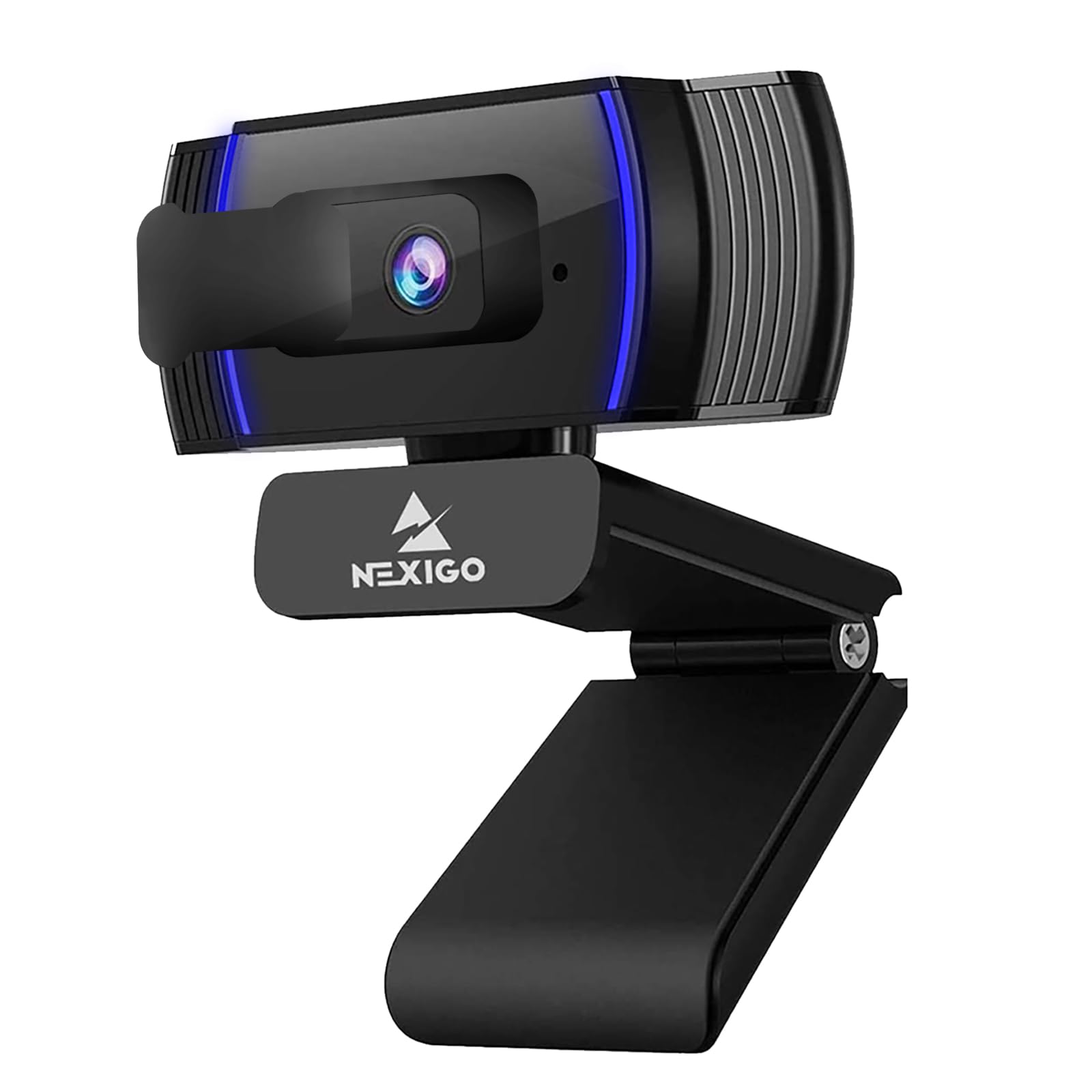 

NexiGo N930AF 1080P Webcam with USB Privacy PC Camera for Online Zoom Built-in Microphone, Camera, Cover, Autofocus, Classes, Meetings, чорний