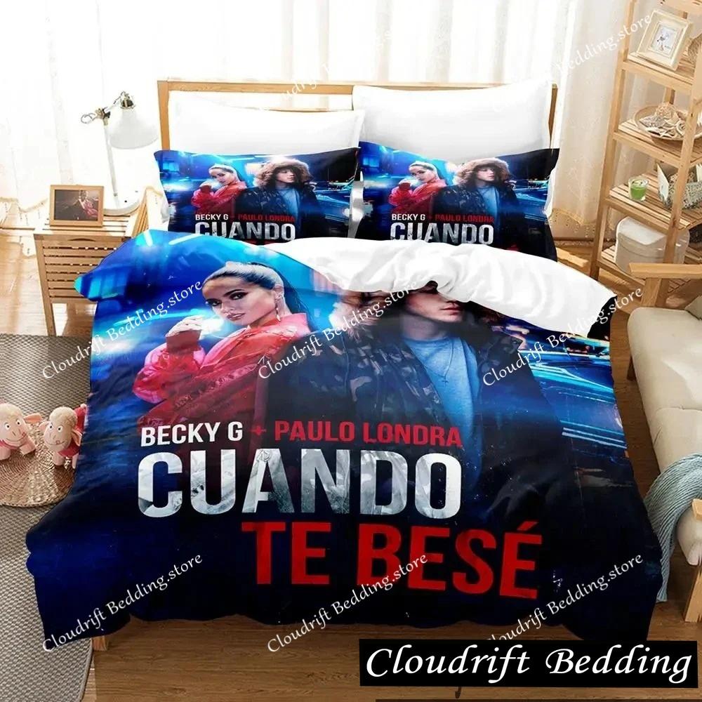 3D Print Sexy Girls Becky G Bedding Set Duvet Cover Bed Set Quilt Cover Pillowcase Comforter King Queen Size Boys Adult Bedding