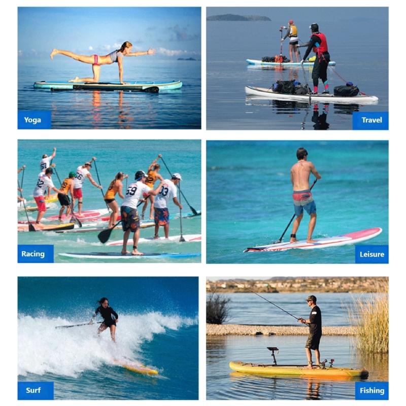 Detachable Surfboard Splitter Tail Fins Paddle Board Stabilizer For SUPs Paddle Board Flexible PVC For Safe Water Sports