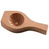 Küchenhelfer für Teigtaschen Holzbrötchenform mit Griff, Manuelles Baozi-Pressform, Backzubehör Einfache DIY Ravioli Teigpresse
