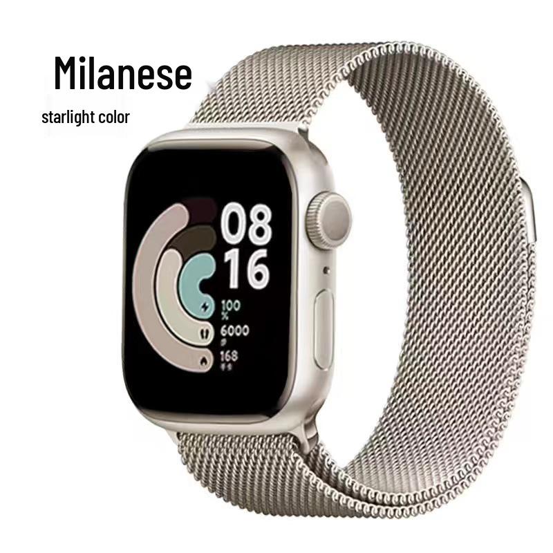 

Applicable Magnetic Milanese Band for Apple Watch Series 8/7/6/SE/5/4/3/2 and iWatch 42mm/44mm/45mm/49mm