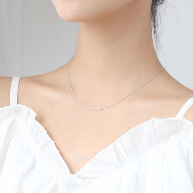 Kobiety Srebrny Naszyjnik Geometryczny Motyl Kwiat Wielostylowy Łańcuch Obojczyka Biżuteria Akcesoria