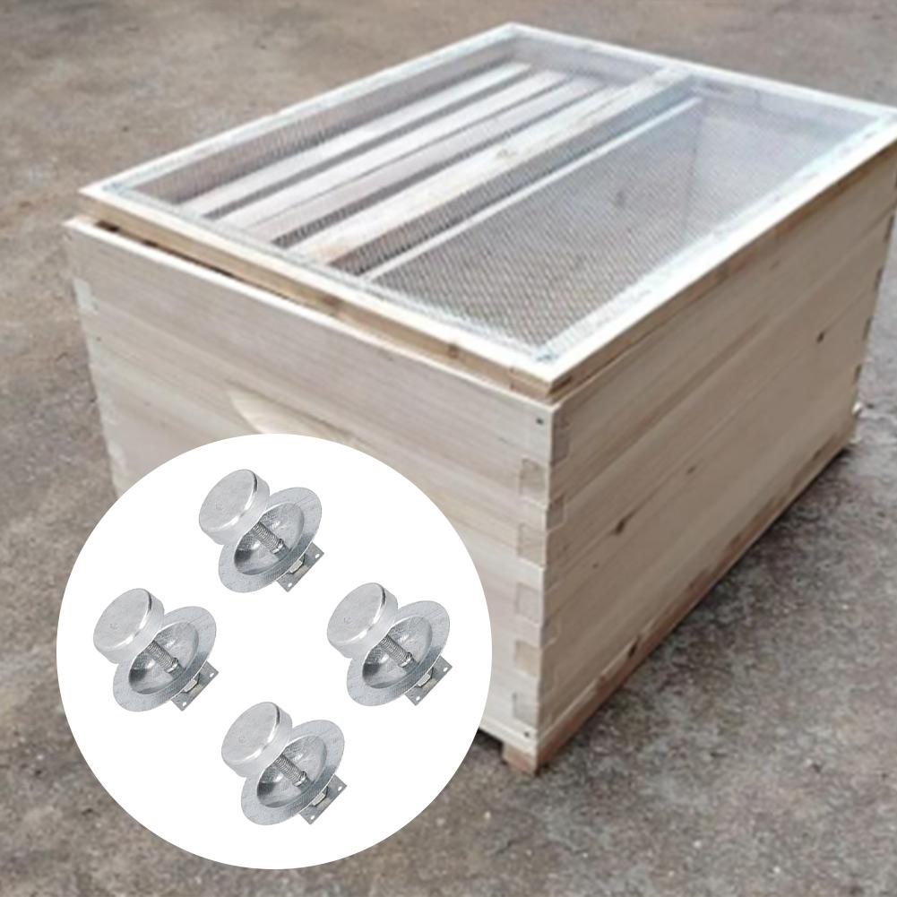 4pcs Base Support Feet Stainless Steel Ant-Proof For Beekeeping Base Replacement For Beekeeping Frame Fixed Beehive Spare Parts
