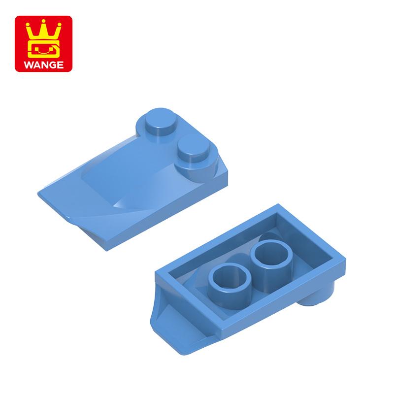 Non-Toxic 91Pcs/Lot No.47456 Wedge Curved 2 X 3 X 2/3 Block Moc Color Accessories Compatible With Brick Diy Children'S Toy Assembly Parts