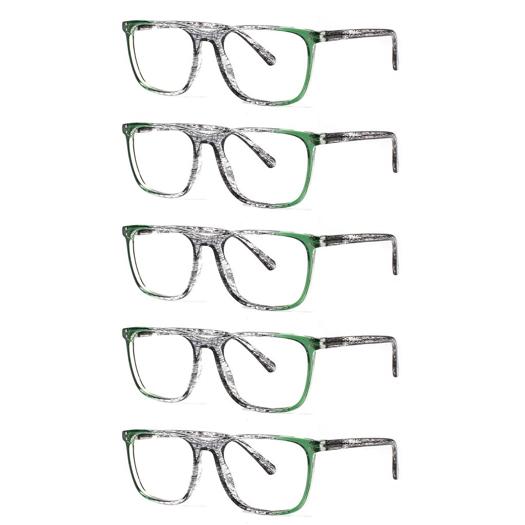 Turezing Reading Glasses Spring Hinge for Men Women High Definition Lenses Lightweight Comfortable Prescription Eyewear