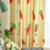 Pastoral Cartoon White Rabbit Cute Style Printed Window Curtains For Living Dining Room Bedroom Children'S Room Home