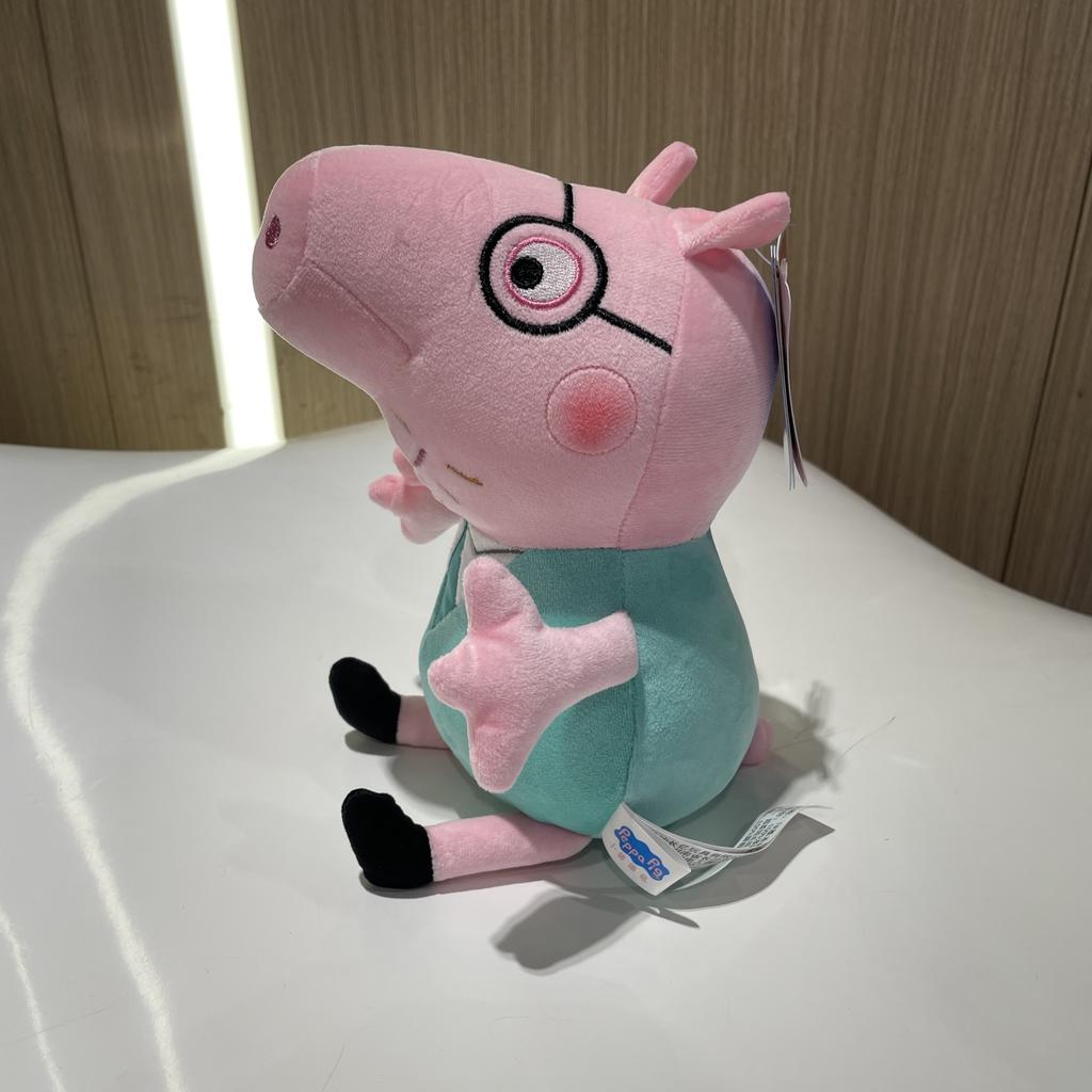 30Cm 12'' Genuine Peppa Pig Daddy Mammy Grandpa Grandma Dinosaur Teddy Bear Peppa George Plush Toy Kids Birthday Christmas Gift