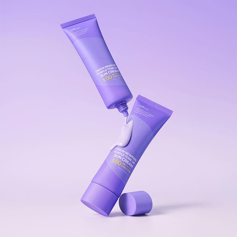 ISNTREE Onion Newpair Purple Tone Up Sun Cream SPF 50+ PA++++ 50ml