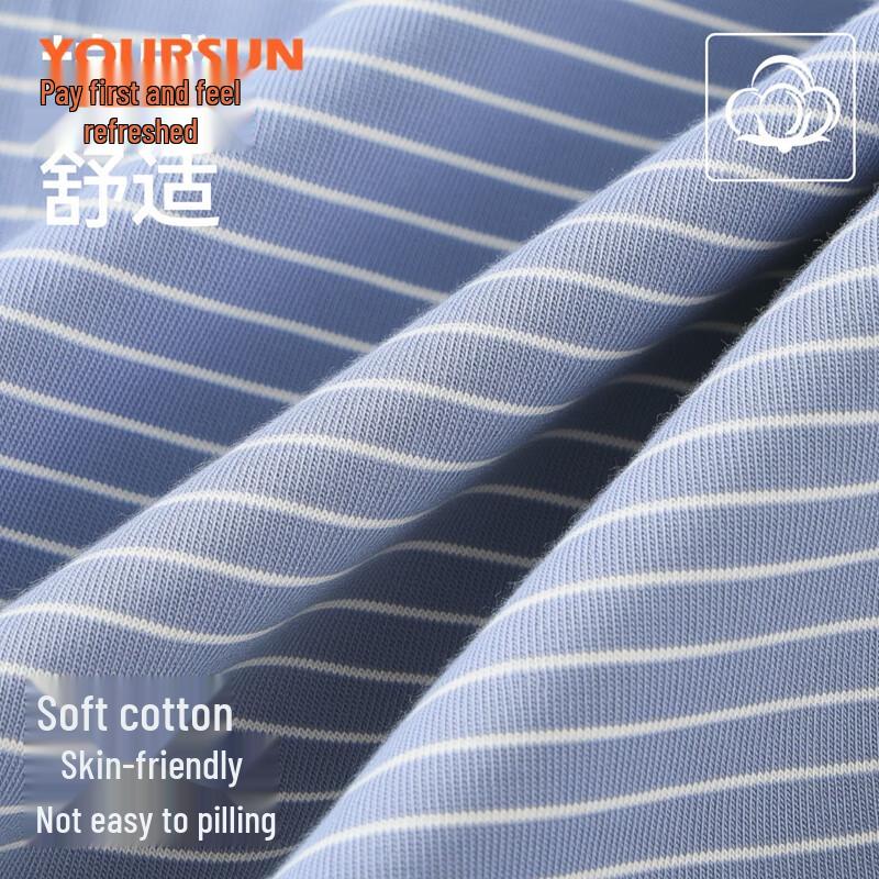 Yiershuang Men's Cotton Loose Boxer Briefs 3-Pack